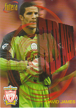 David James Liverpool 1998 Futera Fans' Selection #89